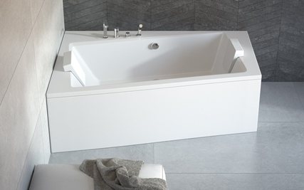 Wanna narożna 160 cm Lewa Infinity Besco zdjęcie 3