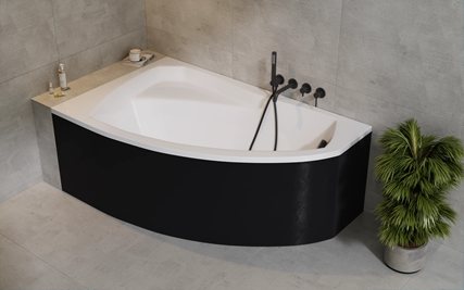 Wanna narożna 160 cm Lewa Rima Besco zdjęcie 6