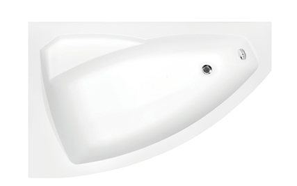 Wanna narożna 160 cm Lewa Rima Besco