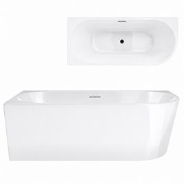 Wanna narożna przyścienna 140 cm Intero V230 Corsan Lewa zdjęcie 11