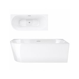 Wanna narożna przyścienna 140 cm Intero V230 Corsan Prawa