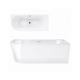 Wanna narożna przyścienna 140 cm Intero V230 Corsan Prawa zdjęcie 12
