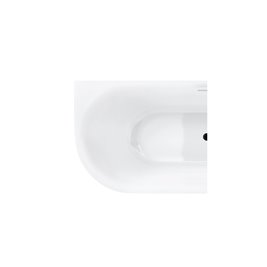 Wanna narożna przyścienna 140 cm Intero V230 Corsan Prawa zdjęcie 13