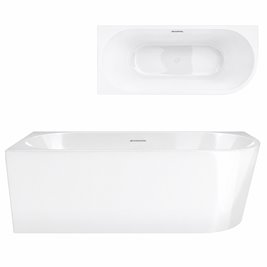 Wanna narożna przyścienna 150 cm Intero V230 Corsan Lewa zdjęcie 6