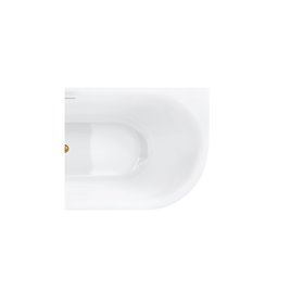 Wanna narożna przyścienna 150 cm Intero V230 Corsan Lewa zdjęcie 22