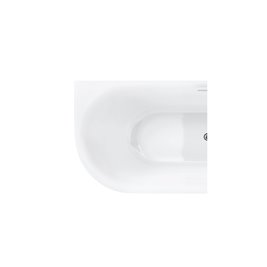 Wanna narożna przyścienna 150 cm Intero V230 Corsan Prawa zdjęcie 3