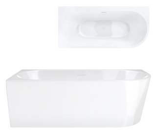 Wanna narożna przyścienna 150 cm Intero V240 Corsan Lewa zdjęcie 8