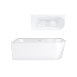 Wanna narożna przyścienna 150 cm Intero V240 Corsan Lewa zdjęcie 32