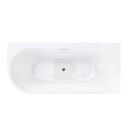 Wanna narożna przyścienna 160 cm Intero V240 Corsan Prawa zdjęcie 2