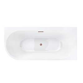 Wanna narożna przyścienna z półką 150 cm Intero E240 Corsan Prawa zdjęcie 33