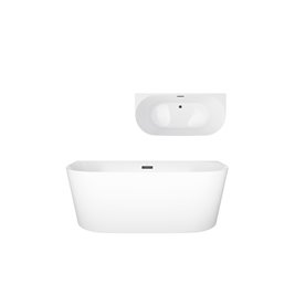 Wanna przyścienna Corsan Mono Slim E029 170 cm zdjęcie 13