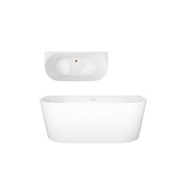 Wanna przyścienna Corsan Mono V029 170 cm zdjęcie 17