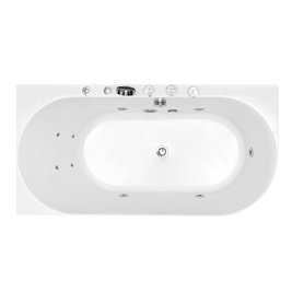 Dziewięć dysz hydromasażu w wannie MO-18043L
