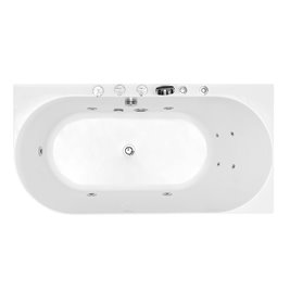 Wanna z hydromasażem przyścienna narożna 150X75X59 cm MO-18043P PRAWA zdjęcie 3