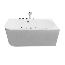 Wanna z hydromasażem przyścienna narożna 150X75X59 cm MO-18043P PRAWA zdjęcie 2