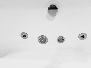 Wanna z hydromasażem przyścienna narożna 150X75X59 cm MO-18043P PRAWA zdjęcie 8