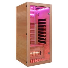 Sauna na podczerwień 2-osobowa 90x90 cm grzejniki kwarcowe i karbonowe Alta1 Infrared