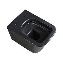 Czarna matowa miska wc złoty rant wisząca Rimless 4.0 RAIN-MTB-GL-RIM-03 Hydrosan