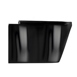 Czarna miska wc wisząca Rimless 3.0 RAIN-BL-RIM-03 Hydrosan