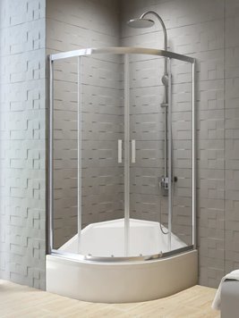 Kabina półokrągła 90x90 K-0497 New Varia New Trendy