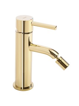 Złoty połysk bateria bidetowa Lungo Rea