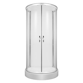 Kabina przyścienna w zestawie z brodzikiem BK002/1/X