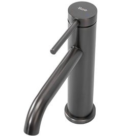 Grafitowa bateria umywalkowa niska Clif Rea