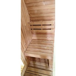 Sauna fińska ogrodowa zewnętrzna beczka 6 osobowa 210x240 Asker