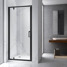 Drzwi prysznicowe 70 cm czarny mat