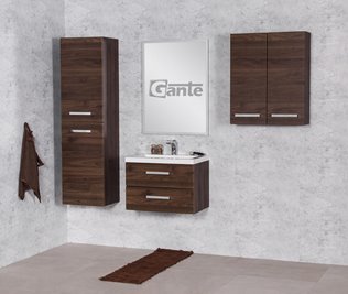 Szafka łazienkowa wisząca 60x72 Fokus kolor orzech