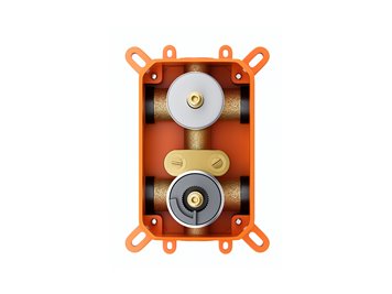 Podtynkowy zestaw prysznicowy z termostatem kolor chrom Z03TCH Lugo Corsan