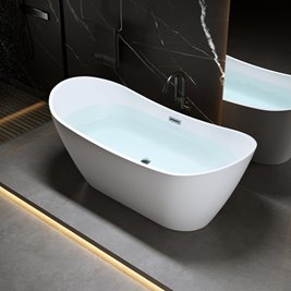 Wanna wolnostojąca biała 160 cm Rica Hydrosan