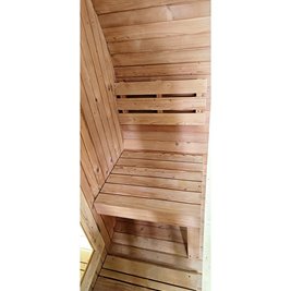 Sauna fińska ogrodowa zewnętrzna beczka 6 osobowa 210x240 Asker-HG