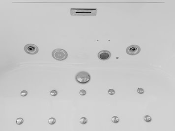 Wanna spa z hydromasażem przyścienna 170x85 cm MO-0075 zdjęcie 11
