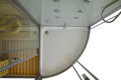 Sauno kabina prysznicowa 180x110 cm MO-1751W LEWA TRIO