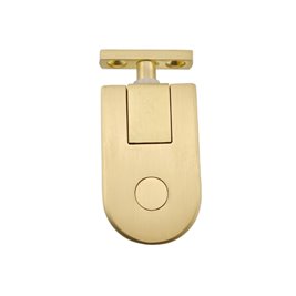 Złota szczotkowana kabina prysznicowa 90x90 kwadratowa drzwi pełne uchylne KZ04C