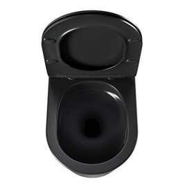 Zestaw podtynkowy stelaż GEBERIT DUOFIX + miska ELITE-MTB-03 + przycisk DELTA 50 czarny mat