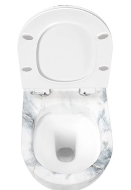 Misa wc wisząca Carlos Rimless Slim Granit Mat Rea