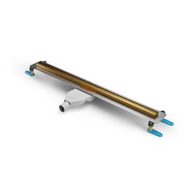 Visio Slim Gold New Trendy złoty odpływ liniowy 90 cm OL-0084 ruszt złoty szczotkowany mat