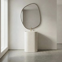 Umywalka wolnostojąca kamienna Salento Rea