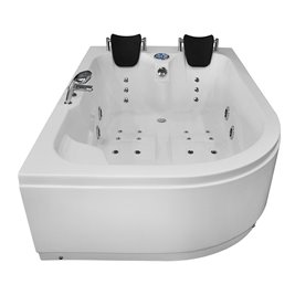 Wanna z hydromasażem dwuosobowa Turbo+ 180x120 cm MO-1631 Prawa