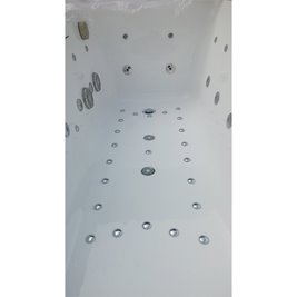 Wanna z hydromasażem prostokątna 180x100 cm Niagara 911