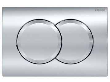 Zestaw podtynkowy stelaż GEBERIT DUOFIX + miska RAIN-WH-RIM-03 + przycisk DELTA 01 chrom