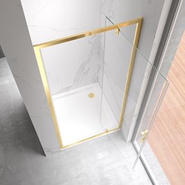 Drzwi prysznicowe 80 cm widok pod kątem