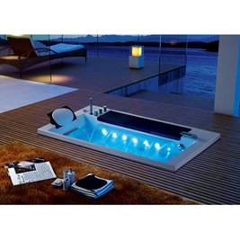 Wanna z hydromasażem prostokątna 180x100 cm Niagara 911