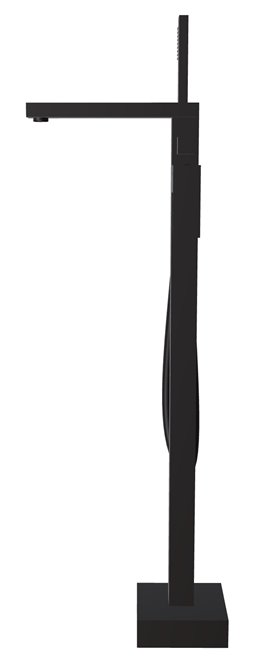 Bateria wannowa wolnostojąca czarny mat Varium Besco BW-V-CZ