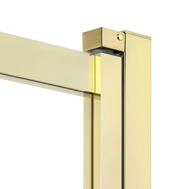 Parawan wannowy rozsuwany złoty połysk 85x150 P-0101 Sensi Light Gold New Trendy