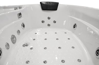 Duża kabino wanna Spa z hydromasażem 150x150 cm MO-08150