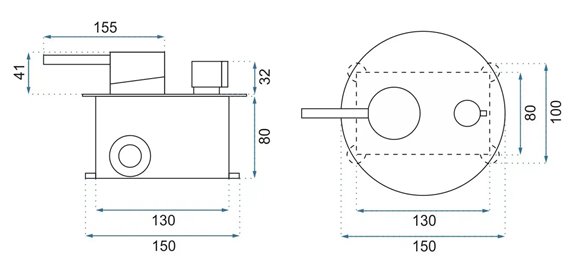 Złoty szczotkowany zestaw wannowy podtynkowy Lungo Rea Gold Brush