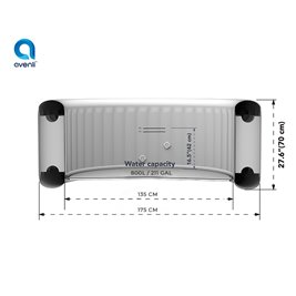 Dmuchane jacuzzi ogrodowe basen 175x70 cm Spa Venice Avenli